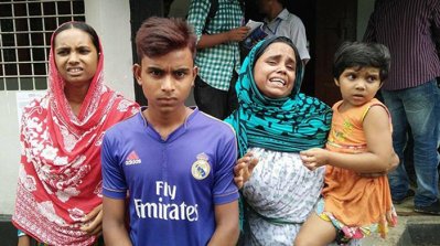 নিহত নুরুল ইসলাম নয়নের স্ত্রী জাহেরা খাতুন