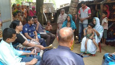 লংগদুতে হামলা: ক্ষতিগ্রস্ত এলাকা পরিদর্শনে জাতীয় মানবাধিকার কমিশন