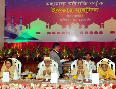 বঙ্গভবনে প্রধানমন্ত্রীর সম্মানে রাষ্ট্রপতির ইফতার পার্টি-১