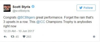 টুইটারে সাবেক ক্রিকেটারদের বাংলাদেশ বন্দনা
