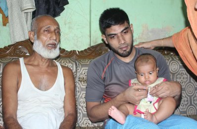 অপহরণের ৬ মাস পর ফিরে আসা রাকিবুল (ছবি-লক্ষীপুর প্রতিনিধি)