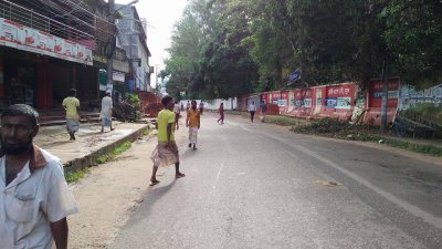 রাঙামাটিতে হরতাল (ছবি: রাঙামাটি প্রতিনিধি)