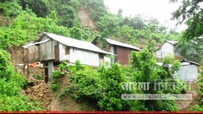 বান্দরবানে টানা বৃষ্টিতে নিম্নাঞ্চল প্লাবিত