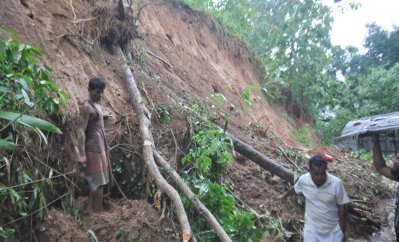 বান্দরবানে পাহাড় ধস (ছবি- ফোকাস বাংলা)
