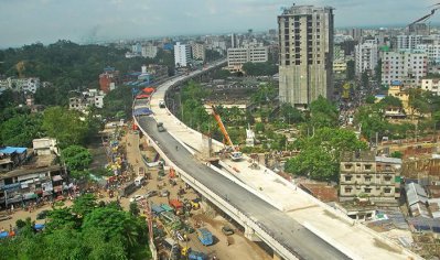 আক্তারুজ্জামান ফ্লাইওভার-ছবি: রবীন চৌধুরী