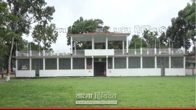 ঈদ জামাত উপলক্ষে প্রস্তুত শোলাকিয়া ঈদগাহ