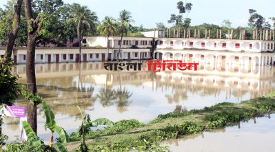 সিলেটের বন্যা পরিস্থিতি (ছবি-সিলেট প্রতিনিধি)