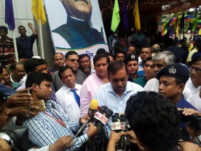 গাজীপুরের টঙ্গী মডেল থানার নবনির্মিত ভবন উদ্বোধন করেন স্বরাষ্ট্রমন্ত্রী (ছবি-গাজীপুর প্রতিনিধি)