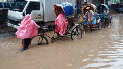 বৃষ্টির ফলে জমে থাকা পানি (ফাইল ছবি)