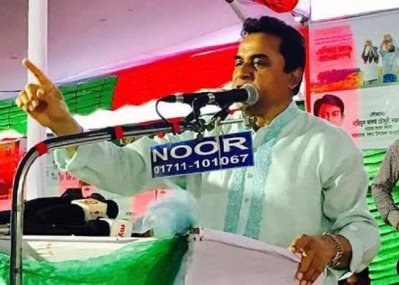 কুমিল্লায় পরিকল্পনামন্ত্রী আ হ ম মুস্তফা কামাল (ছবি- বাংলা ট্রিবিউন)