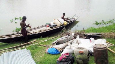 বগুড়ার সারিয়াকান্দি উপজেলার ধলিরকান্দি গ্রাম। ছবি- প্রতিনিধি