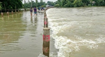 জামালপুরে বন্যা পরিস্থিতির অবনতি (ছবি: ফোকাস বাংলা)