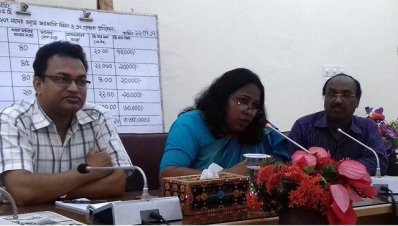 মতবিনিময় সভায় সিরাজগঞ্জের জেলা প্রশাসক কামরুন নাহার সিদ্দীকা 