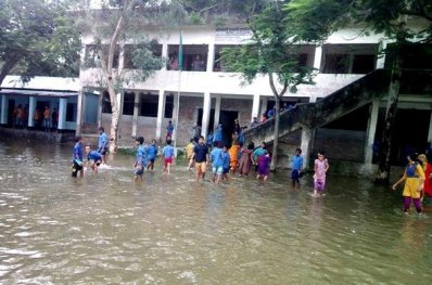 বাইটকামারি সরকারি প্রাথমিক বিদ্যালয় (ছবি- কুড়িগ্রাম প্রতিনিধি)