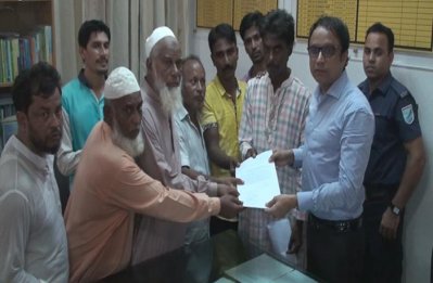 ডিএনডির জলাবদ্ধতা নিরসনের দাবিতে মিছিল ও স্মারকলিপি