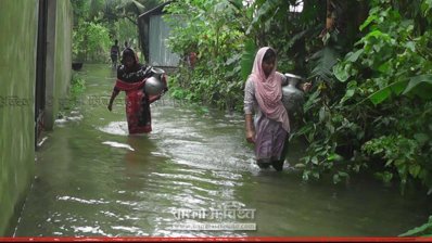 ফেনীতে জলাবদ্ধতায় ১৫ গ্রাম মানুষের দুর্ভোগ
