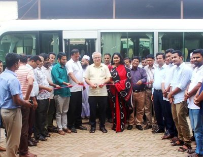 কবি নজরুল বিশ্ববিদ্যালয়ে চালু হলো নতুন মিনিবাস