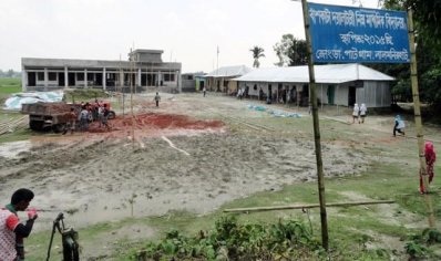 লালমনিরহাট পাটগ্রাম উপজেলার বিলুপ্ত ১১৯ বাঁশকাটা ছিটমহলে নির্মিত হচ্ছে শিক্ষা প্রতিষ্ঠানের ভবন