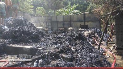 গোপালগঞ্জে তুলার কারখানায় আগুন