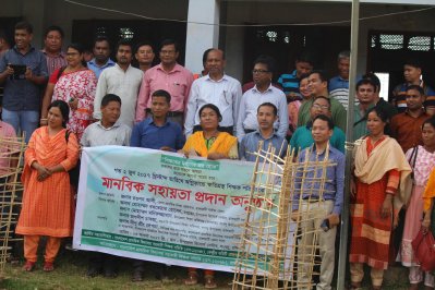 লংগদুর অগ্নিদুর্গত শিক্ষকদের পাশে শিক্ষক সমিতি
