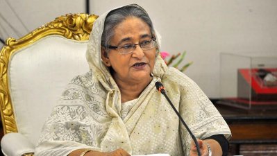 জাতীয় পরিবেশ কমিটির চতুর্থ সভায় বক্তব্য রাখছেন প্রধানমন্ত্রী (ছবি- ফোকাস বাংলা)