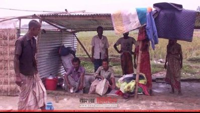গাইবান্ধায় দুর্ভোগে সাঁওতালরা