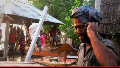 নদীগর্ভে ঘরবাড়ি হারিয়ে নিঃস্ব মানুষের আহাজারি