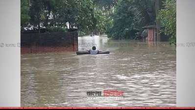 ঠাকুরগাঁওয়ে বন্যা