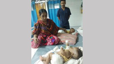 হাসপাতালে চিকিৎসাধীন তৌফা-তহুরা