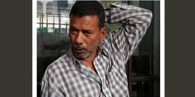 সাজা পাওয়া বাস চালক জমির হোসেন। (ছবি: প্রতিনিধি)