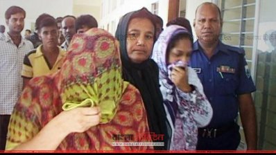 তুফানের স্ত্রী ও শাশুড়ি