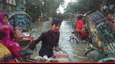 দিনে দু'বার প্লাবিত হয় সিডিএ আবাসিক এলাকা