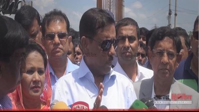 ঢাকা সিলেট মহাসড়কের যানজট পরিস্থিতি পরিদর্শনে যান সেতুমন্ত্রী