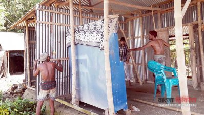 মধুমতি নদীর ভাঙনে বিলীন তেতুলিয়া গ্রাম