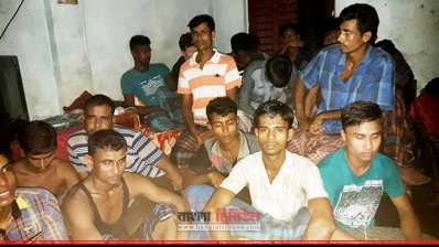 কুড়িগ্রাম সীমান্তে আটক ৩৫ জনের মধ্যে কয়েকজন