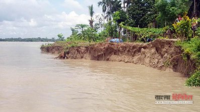 নদীগর্ভে বিলীন তেতুলিয়া গ্রাম