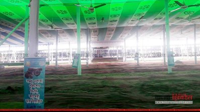 জাতীয় ঈদগাহে নেওয়া হয়েছে পর্যাপ্ত নিরাপত্তা ব্যবস্থা, শুক্রবার তোলা ছবি