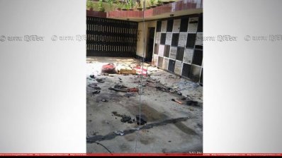 জঙ্গি আব্দুল্লাহর আস্তানা, বিস্ফোরণের পরের ছবি