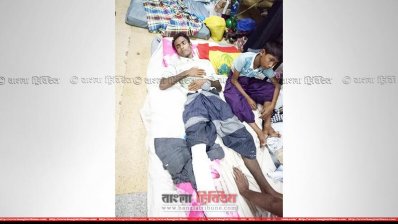 চমেক হাসপাতালে চিকিৎসাধীন রোহিঙ্গা তরুণ