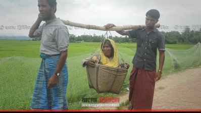 শাহ পরীর দ্বীপে জড়ো হচ্ছে অনেক রোহিঙ্গা (ছবি-শামীম আহমেদ)