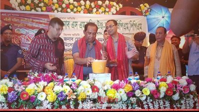 ব্রাহ্মণবাড়িয়ায় পূজার অনুষ্ঠানে চট্টগ্রাম রেঞ্জের ডিআইজি 