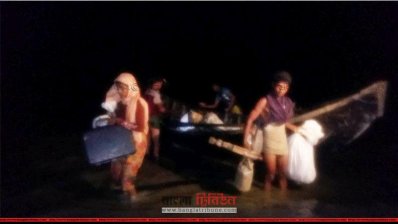 অন্ধকারে নাফ নদীর তীরে চার ঘণ্টা