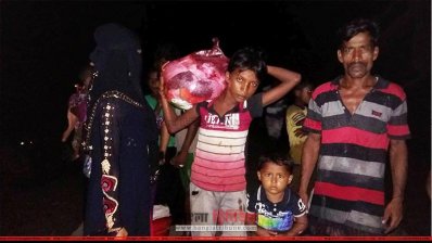 আঁধার নামলেই নিরাপদ আশ্রয় খুঁজতে বাংলাদেশে ঢুকছে গৃহহীন রোহিঙ্গারা