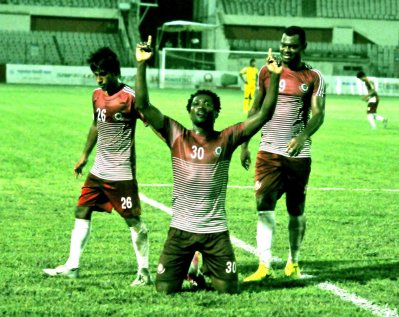 বিজেএমসির গোল উল্লাস