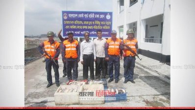 মেঘনা নদী থেকে জব্দ ২৪০ কেজি ইলিশ