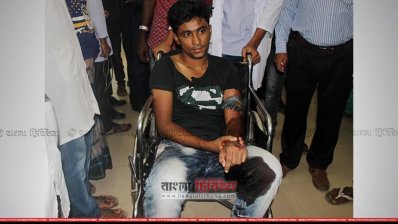 আহত আলমগীর হোসেন