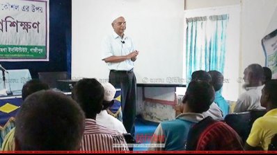 সুনামগঞ্জে কৃষকদের জন্য স্বল্প জীবনকালের ধান চাষের ওপর প্রশিক্ষণ