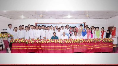 কিশোরগঞ্জে রাষ্ট্রপতি (ছবি: ফোকাস বাংলা)