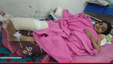 হাসপাতালের বিছানায় মুক্তামনি