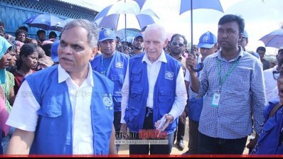 রোহিঙ্গা ক্যাম্প পরিদর্শনে উইলিয়াম ল্যাসি সুইং 